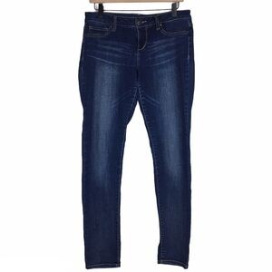 MAURICES Jeans Skinny Jegging Dark Wash Denim Stretch Size M-R Medium Regular